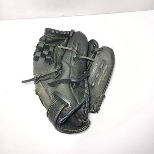 Mizuno Prospect Fastpitch Softball Glove MMX1205 RH Throw Black Lime Stitch 12"